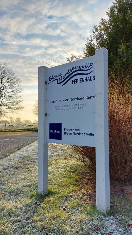Villa Ferienhaus Blaue Nordseewelle Esens Exterior foto